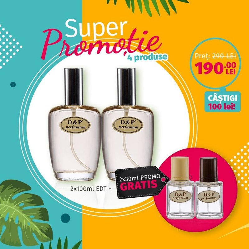 Super promo 2x100ml + 2x30ml